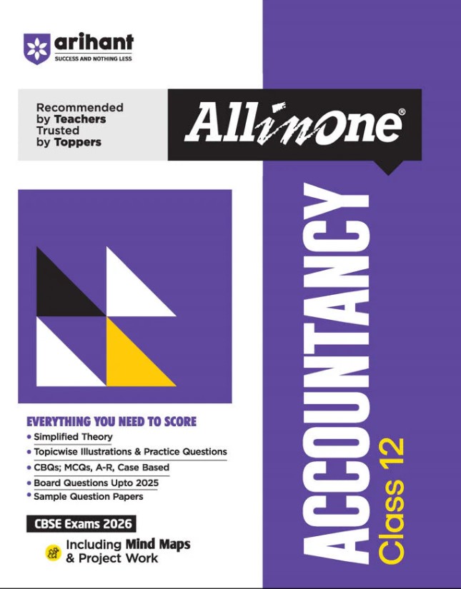 CBSE All in One Accountancy Class 12 Exam 2026 